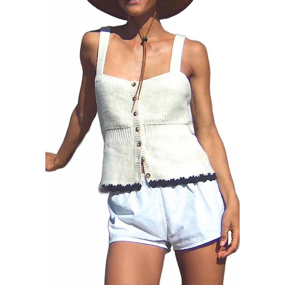 NEW CIAO LUCIA iren knit top in ivory